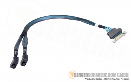 Dell Perc SAS Kabel  50cm  1x Perc SAS  2x SFF-8643 winkel 0KW1VG