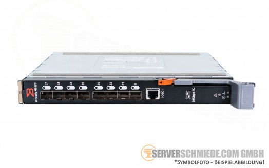 Dell PowerConnect 01K4W5 Brocade M6505 24x 16Gb FC Fibre Channel 24x active ports intern - 8x extern SFP+ Switch for VRTX  M1000E