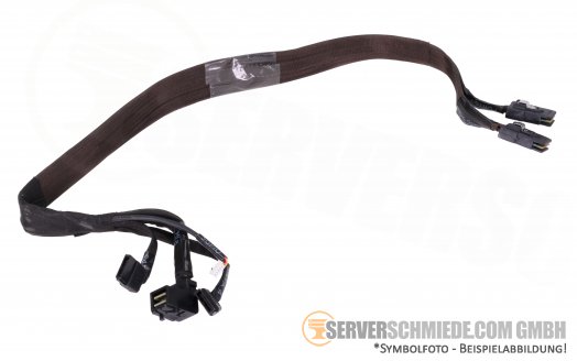 Dell PowerEdge C6320 SAS Kabel 2x SFF-8087 to 1x SFF-8643 2x SATA 1x 5pin Power für HBA Controller 0WG43V
