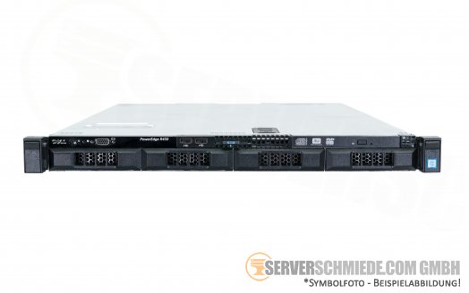 Dell PowerEdge R430 19" 1U Server 4x 3,5" LFF 2x Intel XEON E5-2600 v3 / v4 DDR4 ECC PERC SAS SATA Raid 2x PSU