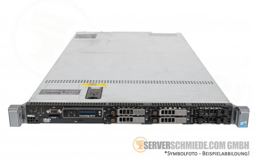 Dell PowerEdge R610 v2 19" 1U 6x 2,5" SFF 2x Intel XEON 5500 5600 DDR3 ECC Raid 2x PSU Server -CTO-