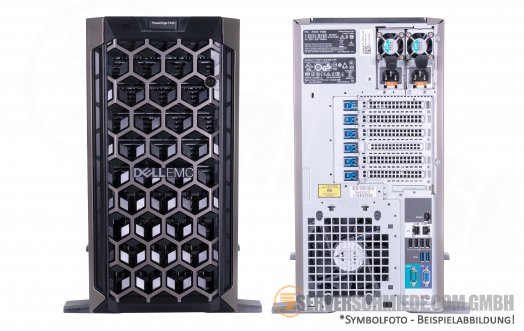 Dell PowerEdge T440 16x 2,5" SFF 2x Intel XEON Scalable LGA3647 Server PERC SAS SATA Raid vmware Tower Server 2x HotSwap PSU