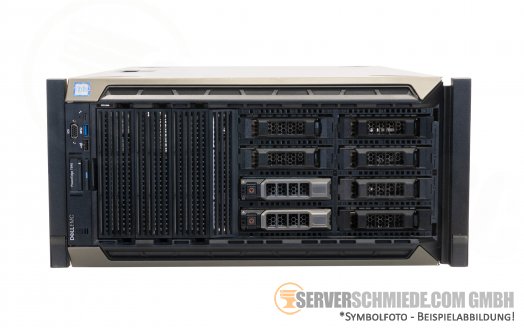 Dell PowerEdge T640 8x 3,5" LFF 2x Intel XEON Scalable LGA3647 Server PERC SAS SATA Raid vmware Rack Server 2x HotSwap PSU