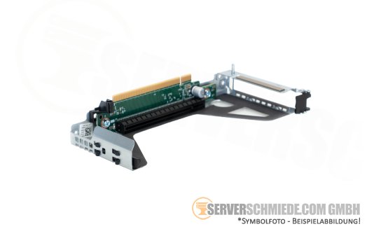 Dell Primary Riser 1x x16 LP PCIe 4.0 incl. cage R450 R650xs 0C34RV 0Y5N80