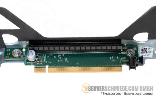Dell Primary Riser 1x x16 LP PCIe 4.0 incl. cage R450 R650xs 0C34RV 0Y5N80
