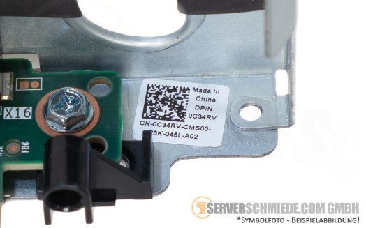 Dell Primary Riser 1x x16 LP PCIe 4.0 incl. cage R450 R650xs 0C34RV 0Y5N80