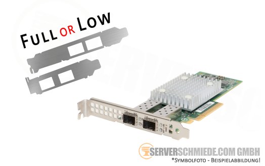 Dell Qlogic QL41112 2x 10Gb SFP+ Dual Port Ethernet Network Controller PCIe x8 0807N9 05252W