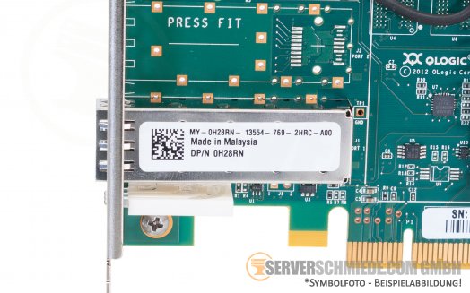 Dell Qlogic QLE2660 Controller Single Port 16G FC PCIe x8 0H28RN