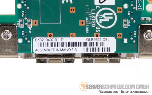 Dell Qlogic QLE2692-DEL 2x 16Gb FC SFP+ PCIe x8 FibreChannel HBA Controller 0YCVFG
