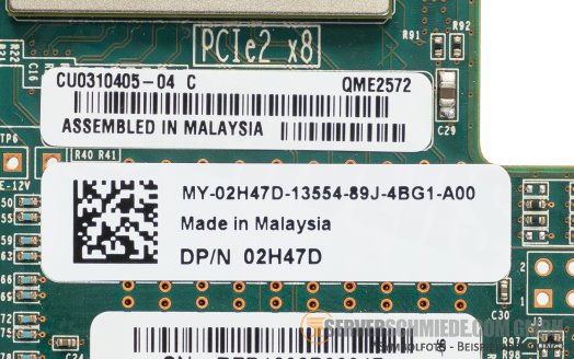 Dell QLogic QME2572 Dual Port 8Gb Fibre Channel HBA Blade M640 02H47D