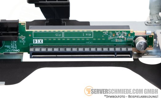 Dell Riser R2A Primary Riser board card 2x x16 PCIe 4.0 LP low profile incl. cage R6525 R650 06WHJR