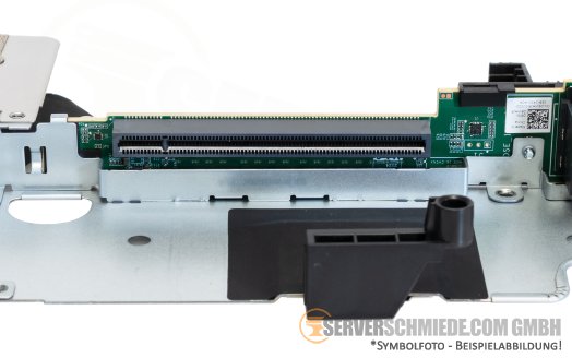 Dell Riser R2A Primary Riser board card 2x x16 PCIe 4.0 LP low profile incl. cage R6525 R650 06WHJR