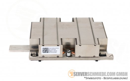 Dell Heatsink CPU Kühler CPU2 Kupfer R440 R740xd2 R540 01CW2J