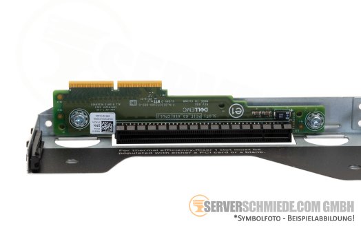 Dell Riser 1 1x Slot x16 PCIe 3.0 with low profile incl. cage R440 R540 0RHWXM