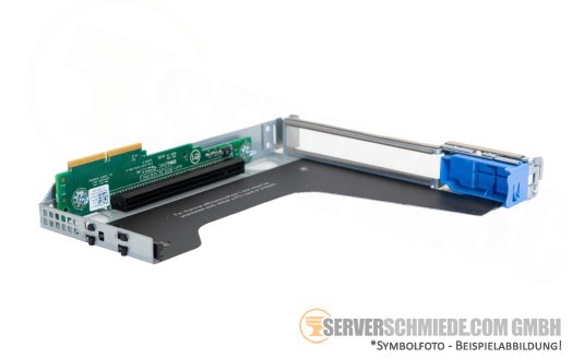 Dell R440 Riser 1x Slot x16 full profile with Cage 0FJ4M3 0TXC2V