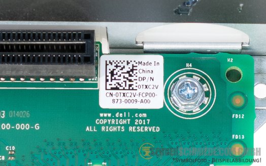 Dell R440 Riser 1x Slot x16 full profile with Cage 0FJ4M3 0TXC2V