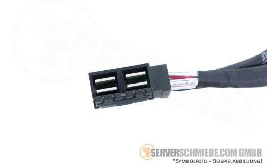 Dell R440 SAS Cable 2x SFF-8643 winkel to 2x combined SFF-8643 winkel 0V8KW4