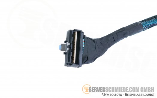 Dell R540 PERC H750 H350 SAS Kabel 1x SFF-8654 gerade to 2x SFF-8643 winkel 0734K6
