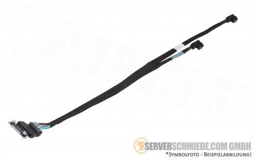 Dell R630 50cm SAS cable Kabel 1x MPERC wide SAS 68-pin  2x SFF-8643 Winkel RFCST-0163 0K43RY