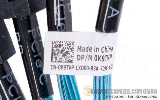 Dell R630 10x SFF 50cm SAS NVMe 4x SFF-8643 cable Kabel 0K9TVP
