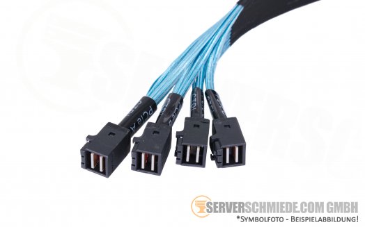 Dell R630 50cm SAS NVMe 4x SFF-8643 cable Kabel 0K9TVP