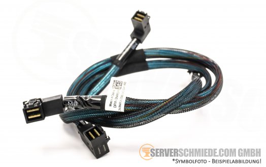 Dell 12G SAS 65cm / 35cm cable Kabel 2x SFF-8643 Winkel to 2x SFF-8643 Winkel 0N4R5H