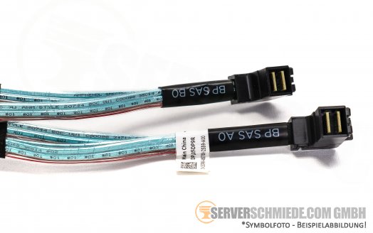 Dell R630 50cm 1x MPERC SAS to 2x SFF-8643 Cable 05DP9R
