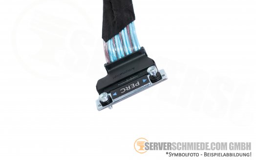 Dell R640 10x SFF SAS cable Kabel 1x MPERC SAS to 2x SFF-8643 winkel 08Y2C8 BP-SAS B  cm / BP-SAS A cm 45cm