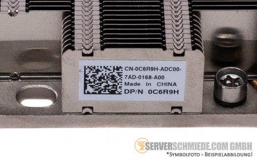 Dell R640 High Performance Heatsink copper CPU Kühler - 130W TDP 0C6R9H