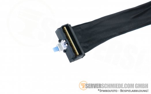 Dell R640 R440 8x SFF PERC H750 H350 SAS Kabel 1x SFF-8654 gerade to 2x SFF-8643 winkel 0X63V7