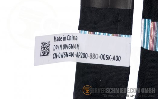 Dell 45cm W6N4M RSR1 R640 Bay 2-5 R740 R740xd R940 NVMe Cable Kabel 2x SFF-8654 to 2x SFF-8654 BP-A0 + B0