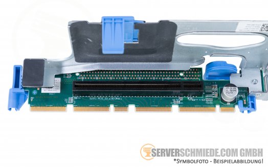 Dell R640 Riser-1 PCIe x16 3.0 LP low Profile + cage 01XR7P 0RFY9N