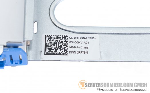 Dell R640 Riser-1 PCIe x16 3.0 LP low Profile + cage 01XR7P 0RFY9N