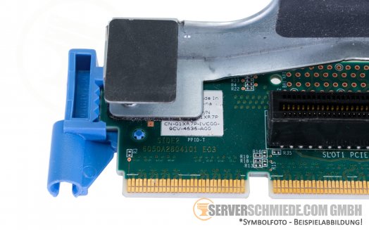 Dell R640 Riser-1 PCIe x16 3.0 LP low Profile + cage 01XR7P 0RFY9N