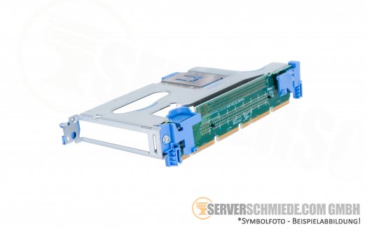 Dell R640 Riser-1 PCIe x16 3.0 LP low Profile + cage 01XR7P 0RFY9N