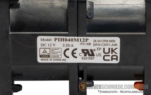 Dell R660xs Chassis High Performance FAN Gehäuselüfter max. 205W 384-BDLK 0PXHG0 +NEW+