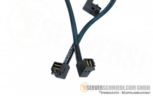 Dell R730 75cm SAS Cable 4x SFF-8643 winkel 013CCM