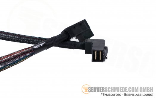 Dell 55cm cable Kabel 2x SFF-8643 Winkel für R740 24x 2,5