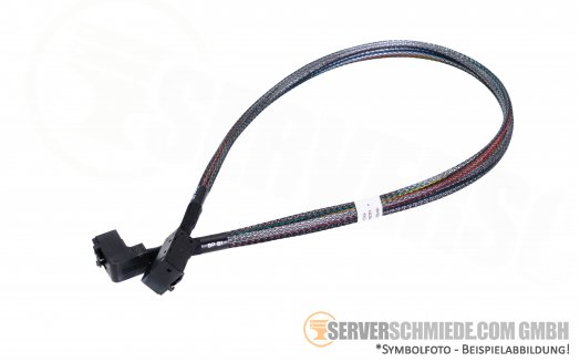 Dell 55cm cable Kabel 2x SFF-8643 Winkel für R740 24x 2,5" SFF SAS backplane  to 3,5" LFF RearBay 0PG7T4
