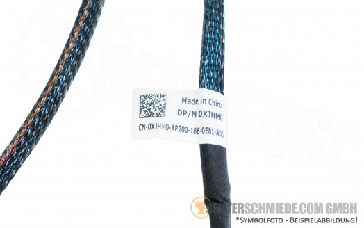 Dell R740 8x LFF PERC H750 SAS Kabel 1x SFF-8654 gerade  to 2x SFF-8643 winkel 0XJHM0 B-55cm A-75cm