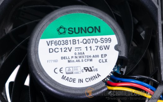 Dell R740 R740xd Chassis Fan Gehäuselüfter 60mm 0N5T36