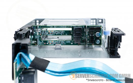 Dell R740 Rear Flex Backplane Kit with 2x Riser 2x Risercage 2x 2,5 SFF Backplane 1xBackplane cage