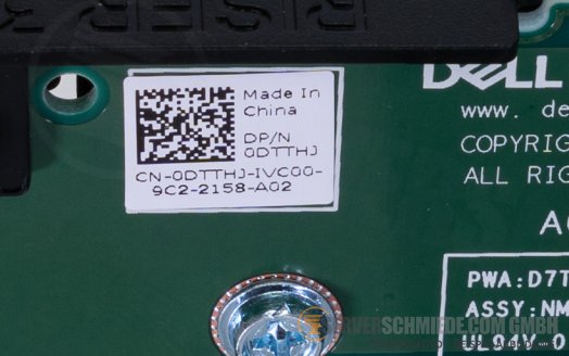 Dell Tertiary PCIe x16 / x8 GPU 3rd Riser incl. Cage R740 R740xd R7425 0DTTHJ 0D7TF6