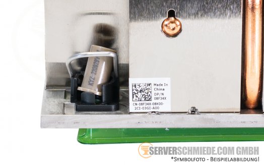 Dell High Performance Heatsink CPU Kühler 2U 165W to 270W R750 R750xs 08F34X