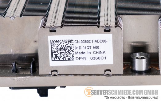 Dell R840 R640 R740 1HE Heatsink CPU Kühler GPU compatible 0360C1