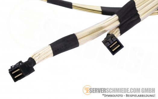 Dell R930 R920 35cm SAS Kabel 0KN3YV 2x SFF-8643 to 2x SFF-8643 (A24027 Kitbestandteil)