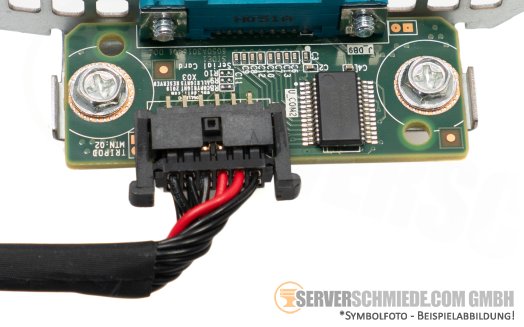 Dell Rear Serial Port COM DB9 incl. cable R6525 0DDN4N 01WVF2