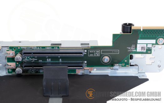 Dell Riser 1 - 2x x16 (x8 lane) PCIe 4.0 R1B full profile incl. cage R750 R7525 02XTTT 0CFD3G
