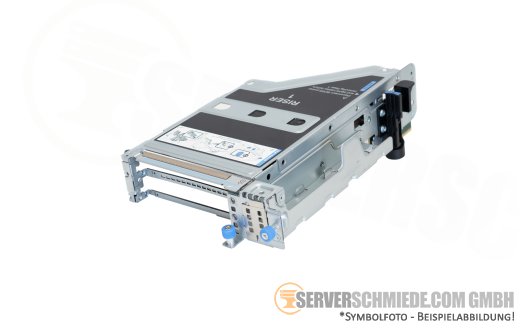 Dell Riser 1 - 2x x16 (x8 lane) PCIe 4.0 R1B full profile incl. cage R750 R7525 02XTTT 0CFD3G