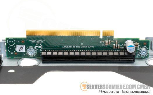 Dell Riser 2 1x Slot x16 PCIe 3.0 with low profile incl. cage R440 R540 0MC2DD